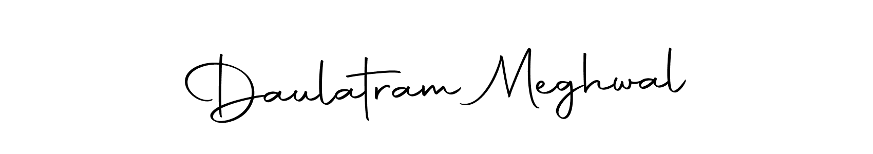 Daulatram Meghwal stylish signature style. Best Handwritten Sign (Autography-DOLnW) for my name. Handwritten Signature Collection Ideas for my name Daulatram Meghwal. Daulatram Meghwal signature style 10 images and pictures png