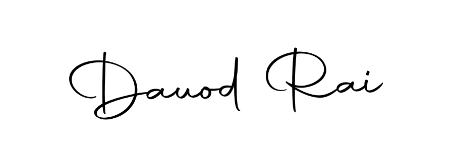 Make a beautiful signature design for name Dauod Rai. Use this online signature maker to create a handwritten signature for free. Dauod Rai signature style 10 images and pictures png