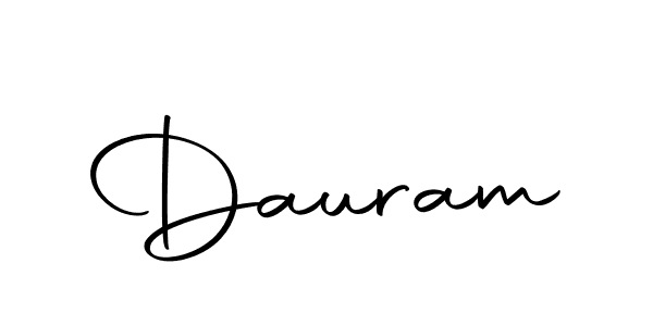 Create a beautiful signature design for name Dauram. With this signature (Autography-DOLnW) fonts, you can make a handwritten signature for free. Dauram signature style 10 images and pictures png