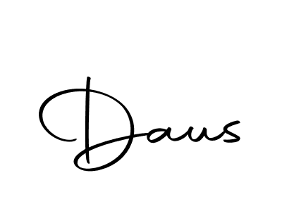 How to make Daus name signature. Use Autography-DOLnW style for creating short signs online. This is the latest handwritten sign. Daus signature style 10 images and pictures png