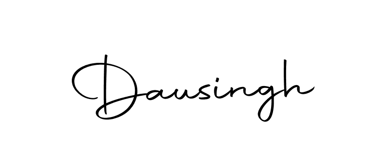 Create a beautiful signature design for name Dausingh. With this signature (Autography-DOLnW) fonts, you can make a handwritten signature for free. Dausingh signature style 10 images and pictures png