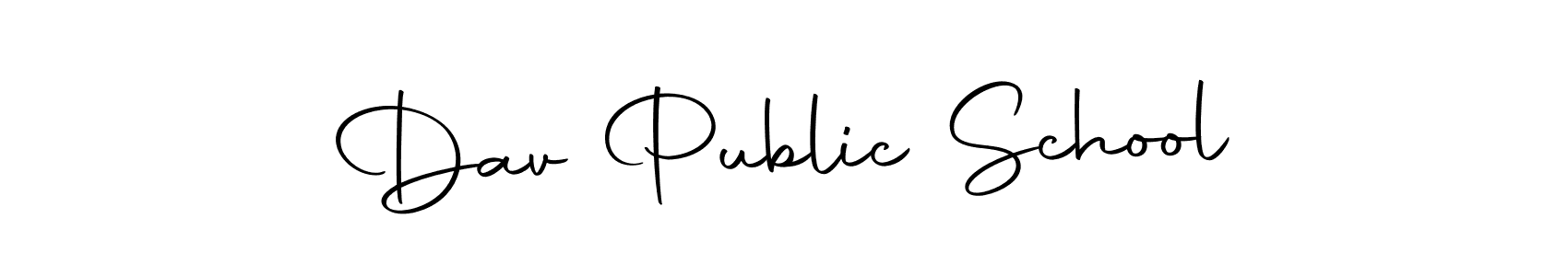 How to make Dav Public School signature? Autography-DOLnW is a professional autograph style. Create handwritten signature for Dav Public School name. Dav Public School signature style 10 images and pictures png