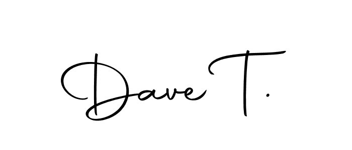 Similarly Autography-DOLnW is the best handwritten signature design. Signature creator online .You can use it as an online autograph creator for name Dave T.. Dave T. signature style 10 images and pictures png