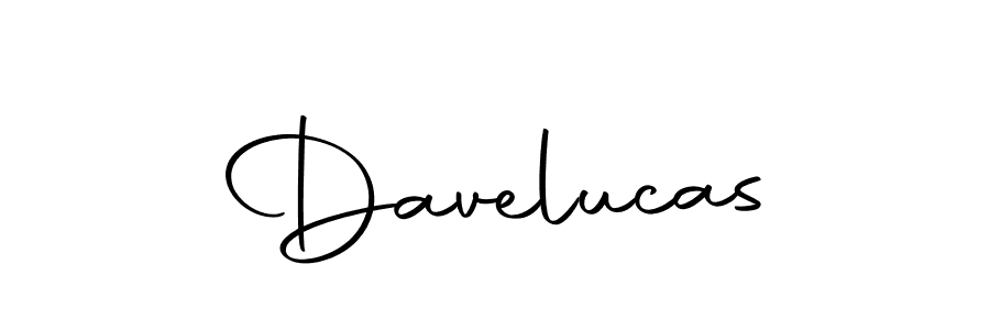 How to make Davelucas name signature. Use Autography-DOLnW style for creating short signs online. This is the latest handwritten sign. Davelucas signature style 10 images and pictures png