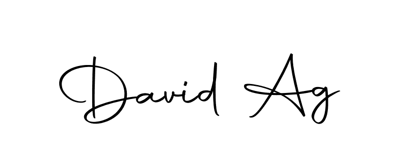 The best way (Autography-DOLnW) to make a short signature is to pick only two or three words in your name. The name David Ag include a total of six letters. For converting this name. David Ag signature style 10 images and pictures png