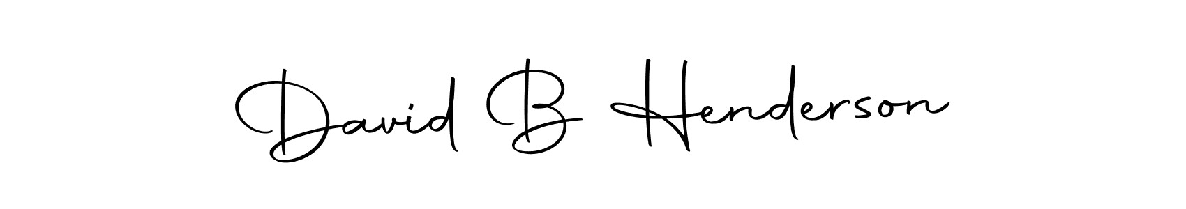 Use a signature maker to create a handwritten signature online. With this signature software, you can design (Autography-DOLnW) your own signature for name David B Henderson. David B Henderson signature style 10 images and pictures png