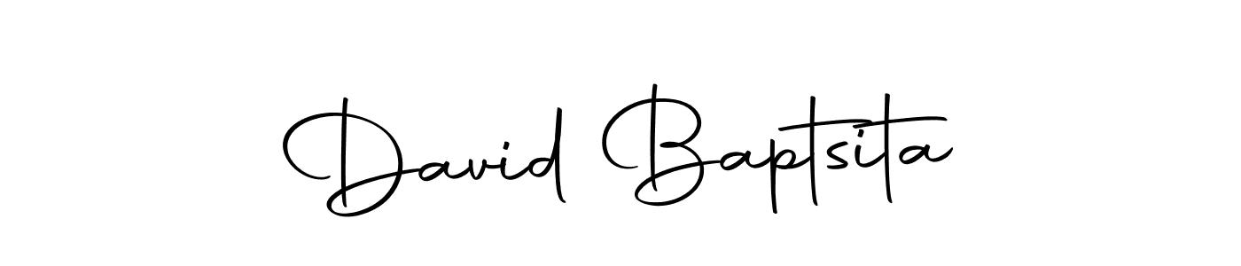 Design your own signature with our free online signature maker. With this signature software, you can create a handwritten (Autography-DOLnW) signature for name David Baptsita. David Baptsita signature style 10 images and pictures png