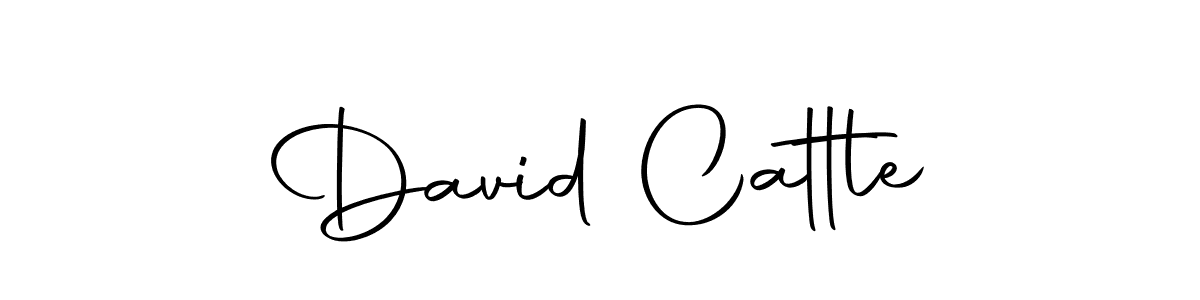 How to make David Cattle name signature. Use Autography-DOLnW style for creating short signs online. This is the latest handwritten sign. David Cattle signature style 10 images and pictures png