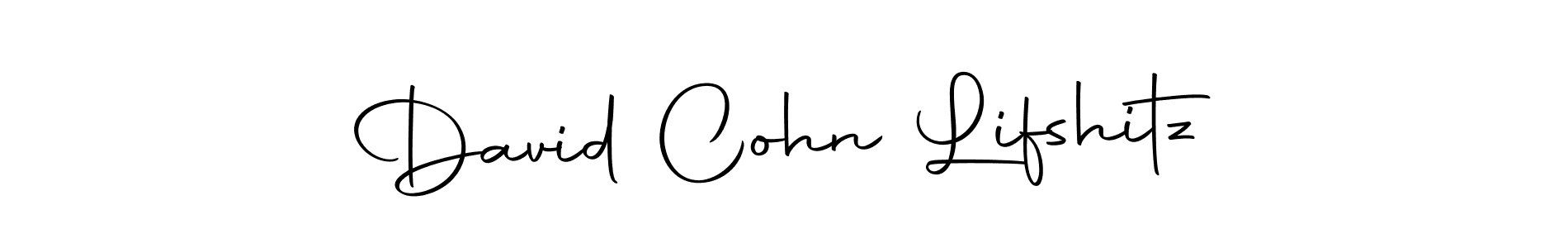 How to make David Cohn Lifshitz name signature. Use Autography-DOLnW style for creating short signs online. This is the latest handwritten sign. David Cohn Lifshitz signature style 10 images and pictures png