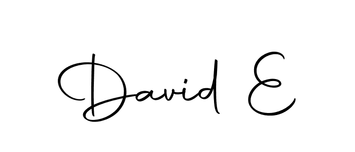 You can use this online signature creator to create a handwritten signature for the name David E. This is the best online autograph maker. David E signature style 10 images and pictures png