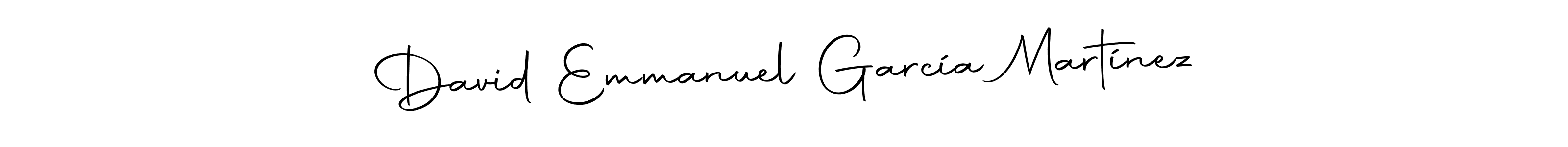Make a beautiful signature design for name David Emmanuel García Martínez. With this signature (Autography-DOLnW) style, you can create a handwritten signature for free. David Emmanuel García Martínez signature style 10 images and pictures png