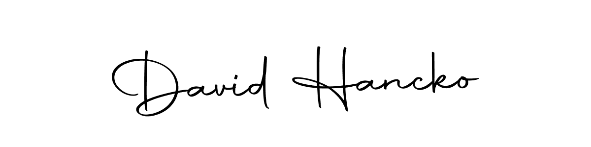 Similarly Autography-DOLnW is the best handwritten signature design. Signature creator online .You can use it as an online autograph creator for name David Hancko. David Hancko signature style 10 images and pictures png