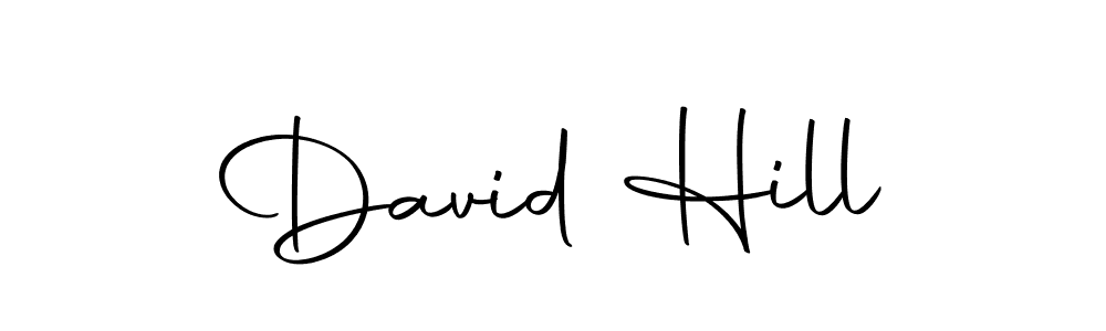 Make a beautiful signature design for name David Hill. With this signature (Autography-DOLnW) style, you can create a handwritten signature for free. David Hill signature style 10 images and pictures png