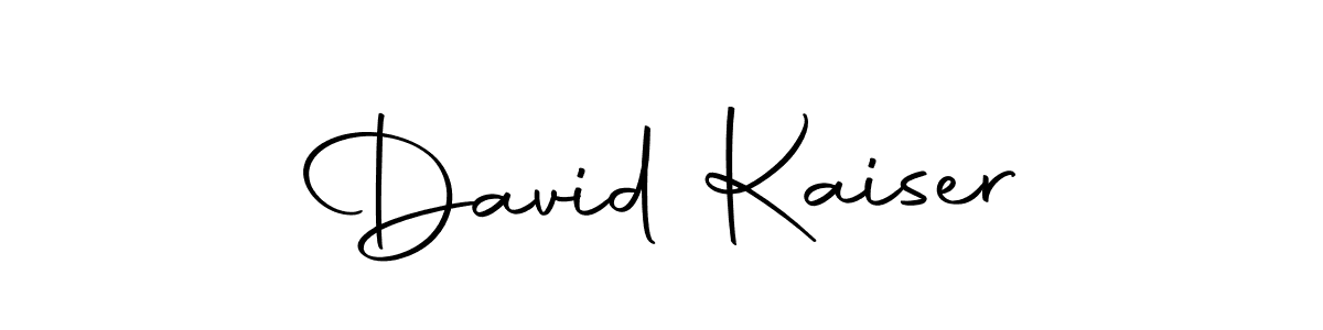 How to make David Kaiser name signature. Use Autography-DOLnW style for creating short signs online. This is the latest handwritten sign. David Kaiser signature style 10 images and pictures png