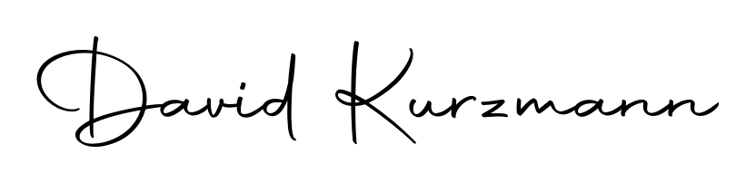 Create a personalized artistic stamp with David Kurzmann in Autography-DOLnW font. Perfect for visual artists, designers, and influencers. David Kurzmann signature style 10 images and pictures png