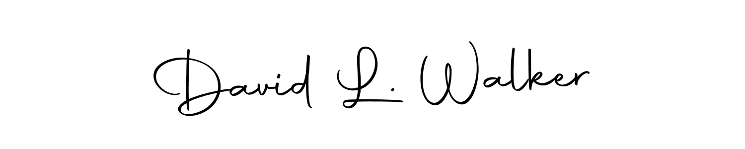 Make a beautiful signature design for name David L. Walker. With this signature (Autography-DOLnW) style, you can create a handwritten signature for free. David L. Walker signature style 10 images and pictures png