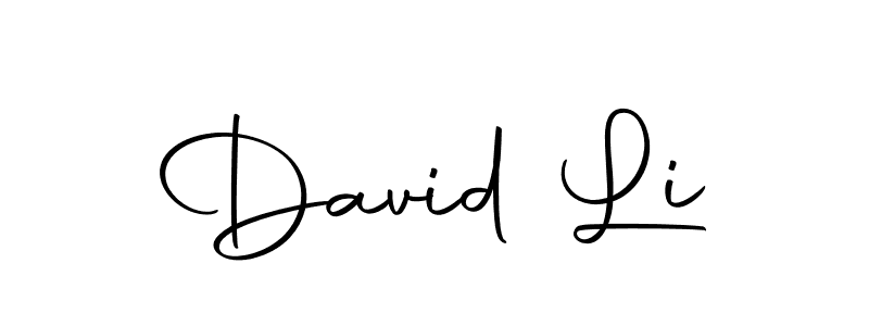 How to make David Li signature? Autography-DOLnW is a professional autograph style. Create handwritten signature for David Li name. David Li signature style 10 images and pictures png