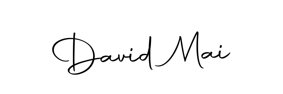 Create a beautiful signature design for name David Mai. With this signature (Autography-DOLnW) fonts, you can make a handwritten signature for free. David Mai signature style 10 images and pictures png