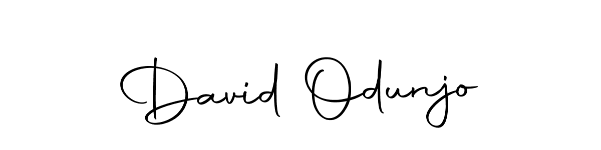 Design your own signature with our free online signature maker. With this signature software, you can create a handwritten (Autography-DOLnW) signature for name David Odunjo. David Odunjo signature style 10 images and pictures png