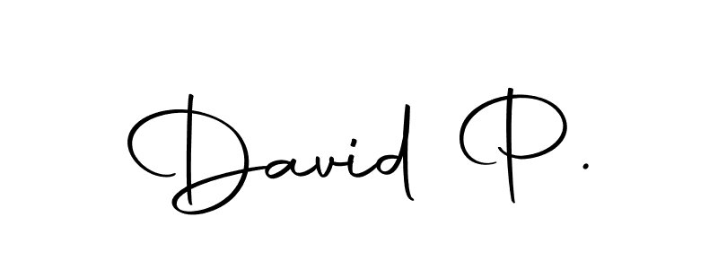 Also we have David P. name is the best signature style. Create professional handwritten signature collection using Autography-DOLnW autograph style. David P. signature style 10 images and pictures png