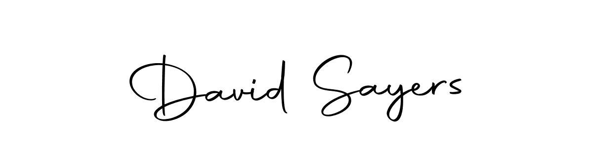 You should practise on your own different ways (Autography-DOLnW) to write your name (David Sayers) in signature. don't let someone else do it for you. David Sayers signature style 10 images and pictures png