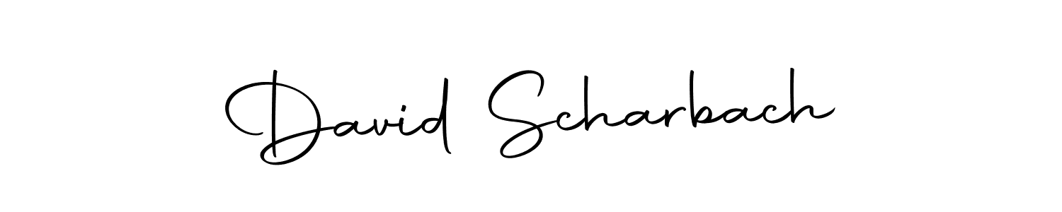 David Scharbach stylish signature style. Best Handwritten Sign (Autography-DOLnW) for my name. Handwritten Signature Collection Ideas for my name David Scharbach. David Scharbach signature style 10 images and pictures png