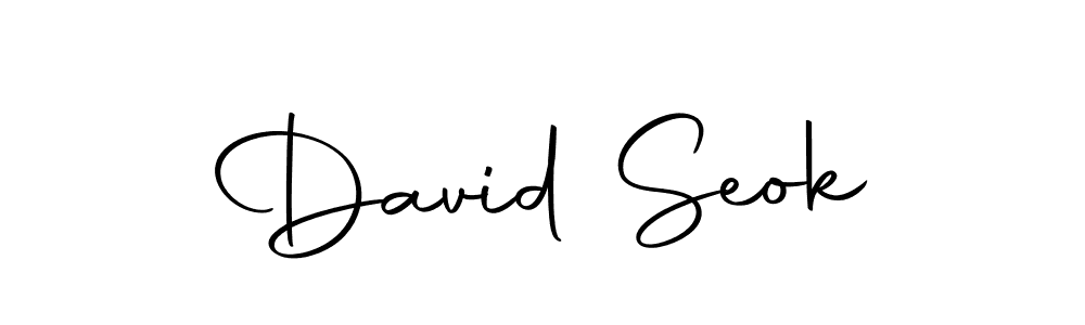 Use a signature maker to create a handwritten signature online. With this signature software, you can design (Autography-DOLnW) your own signature for name David Seok. David Seok signature style 10 images and pictures png