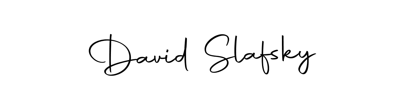 Make a beautiful signature design for name David Slafsky. With this signature (Autography-DOLnW) style, you can create a handwritten signature for free. David Slafsky signature style 10 images and pictures png