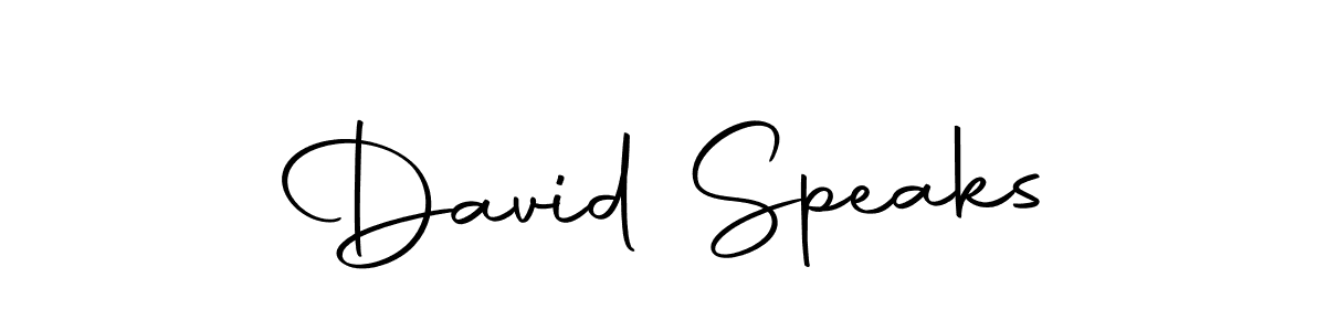 You should practise on your own different ways (Autography-DOLnW) to write your name (David Speaks) in signature. don't let someone else do it for you. David Speaks signature style 10 images and pictures png