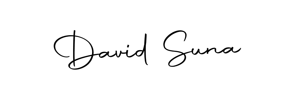 Similarly Autography-DOLnW is the best handwritten signature design. Signature creator online .You can use it as an online autograph creator for name David Suna. David Suna signature style 10 images and pictures png