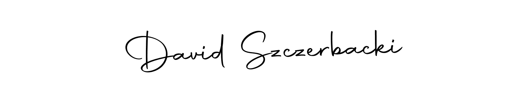 Also we have David Szczerbacki name is the best signature style. Create professional handwritten signature collection using Autography-DOLnW autograph style. David Szczerbacki signature style 10 images and pictures png