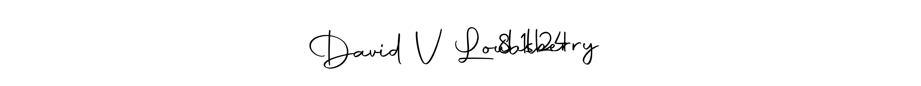 Also You can easily find your signature by using the search form. We will create David V Lounsberry        8l1l24 name handwritten signature images for you free of cost using Autography-DOLnW sign style. David V Lounsberry        8l1l24 signature style 10 images and pictures png