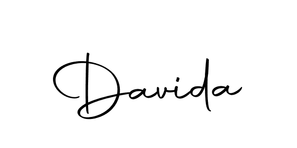 Use a signature maker to create a handwritten signature online. With this signature software, you can design (Autography-DOLnW) your own signature for name Davida. Davida signature style 10 images and pictures png