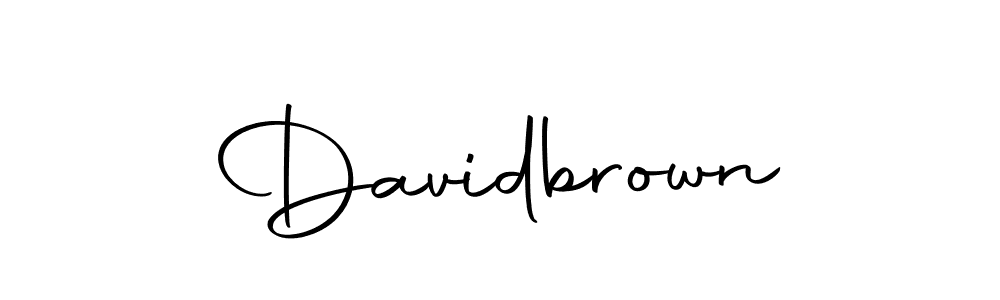 Create a beautiful signature design for name Davidbrown. With this signature (Autography-DOLnW) fonts, you can make a handwritten signature for free. Davidbrown signature style 10 images and pictures png