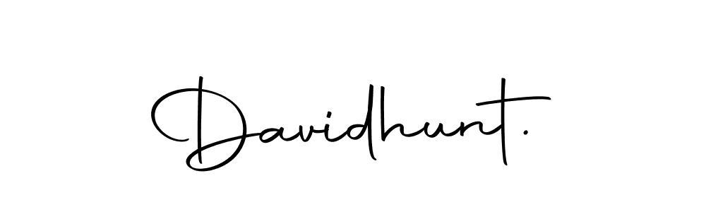 Design your own signature with our free online signature maker. With this signature software, you can create a handwritten (Autography-DOLnW) signature for name Davidhunt.. Davidhunt. signature style 10 images and pictures png