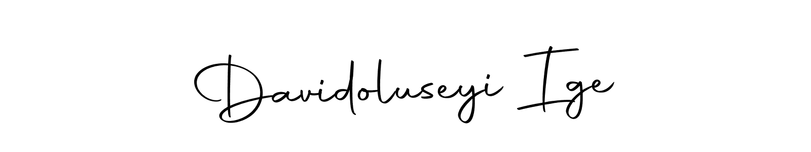 Davidoluseyi Ige stylish signature style. Best Handwritten Sign (Autography-DOLnW) for my name. Handwritten Signature Collection Ideas for my name Davidoluseyi Ige. Davidoluseyi Ige signature style 10 images and pictures png