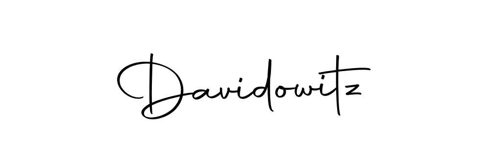 You should practise on your own different ways (Autography-DOLnW) to write your name (Davidowitz) in signature. don't let someone else do it for you. Davidowitz signature style 10 images and pictures png