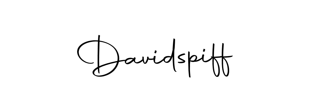 How to make Davidspiff name signature. Use Autography-DOLnW style for creating short signs online. This is the latest handwritten sign. Davidspiff signature style 10 images and pictures png