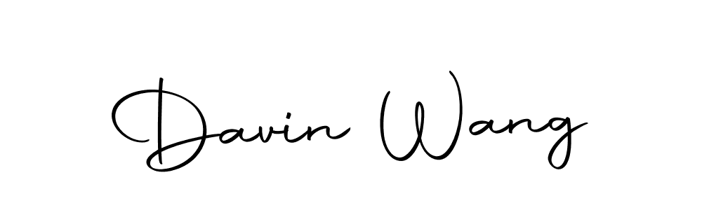 Also we have Davin Wang name is the best signature style. Create professional handwritten signature collection using Autography-DOLnW autograph style. Davin Wang signature style 10 images and pictures png