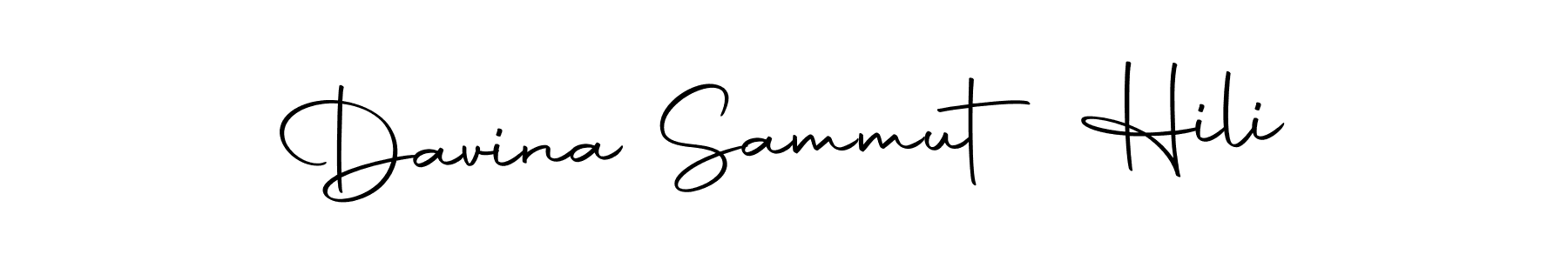 Design your own signature with our free online signature maker. With this signature software, you can create a handwritten (Autography-DOLnW) signature for name Davina Sammut Hili. Davina Sammut Hili signature style 10 images and pictures png