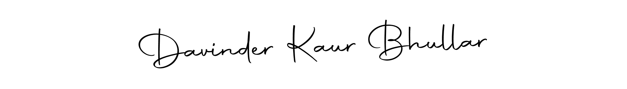 Davinder Kaur Bhullar stylish signature style. Best Handwritten Sign (Autography-DOLnW) for my name. Handwritten Signature Collection Ideas for my name Davinder Kaur Bhullar. Davinder Kaur Bhullar signature style 10 images and pictures png