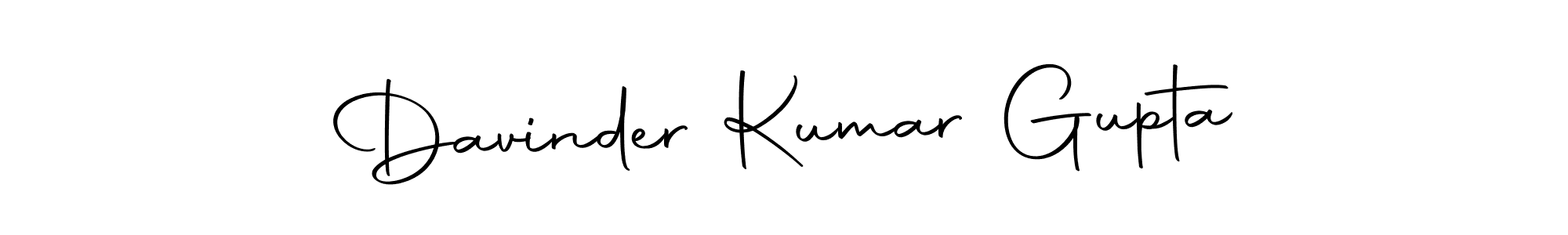 Make a beautiful signature design for name Davinder Kumar Gupta. Use this online signature maker to create a handwritten signature for free. Davinder Kumar Gupta signature style 10 images and pictures png