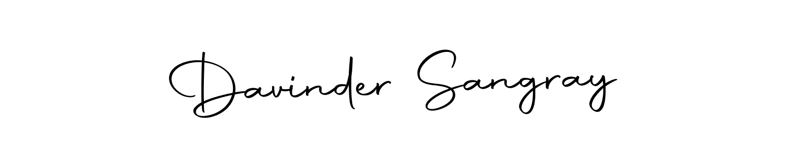 Once you've used our free online signature maker to create your best signature Autography-DOLnW style, it's time to enjoy all of the benefits that Davinder Sangray name signing documents. Davinder Sangray signature style 10 images and pictures png