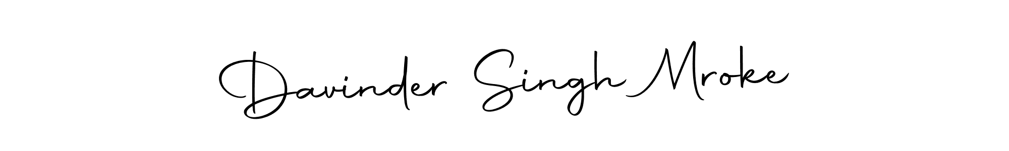Autography-DOLnW is a professional signature style that is perfect for those who want to add a touch of class to their signature. It is also a great choice for those who want to make their signature more unique. Get Davinder Singh Mroke name to fancy signature for free. Davinder Singh Mroke signature style 10 images and pictures png