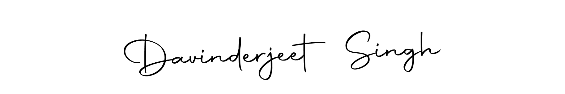 Also we have Davinderjeet Singh name is the best signature style. Create professional handwritten signature collection using Autography-DOLnW autograph style. Davinderjeet Singh signature style 10 images and pictures png
