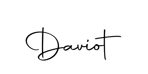 How to make Daviot signature? Autography-DOLnW is a professional autograph style. Create handwritten signature for Daviot name. Daviot signature style 10 images and pictures png
