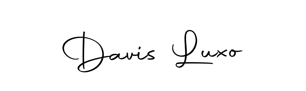 Make a beautiful signature design for name Davis Luxo. With this signature (Autography-DOLnW) style, you can create a handwritten signature for free. Davis Luxo signature style 10 images and pictures png