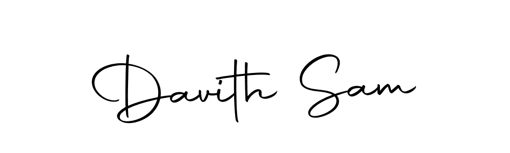 It looks lik you need a new signature style for name Davith Sam. Design unique handwritten (Autography-DOLnW) signature with our free signature maker in just a few clicks. Davith Sam signature style 10 images and pictures png