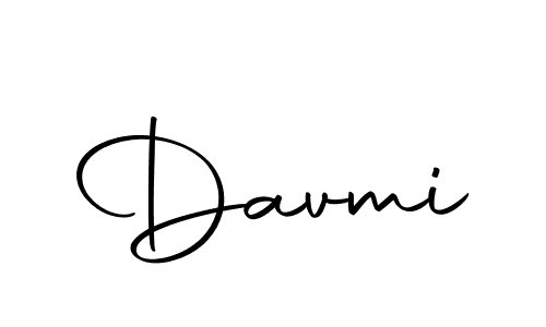 Design your own signature with our free online signature maker. With this signature software, you can create a handwritten (Autography-DOLnW) signature for name Davmi. Davmi signature style 10 images and pictures png