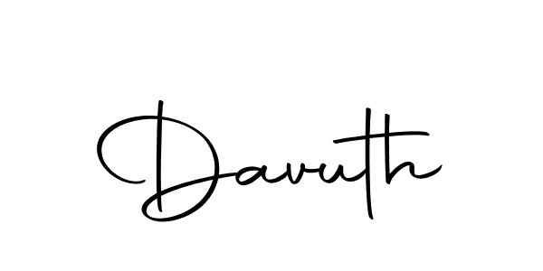 Make a beautiful signature design for name Davuth. With this signature (Autography-DOLnW) style, you can create a handwritten signature for free. Davuth signature style 10 images and pictures png